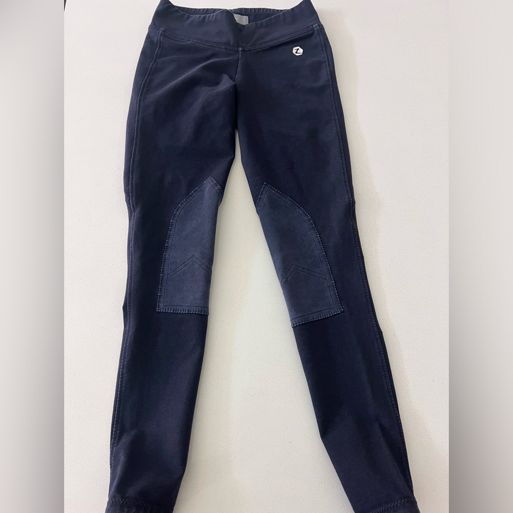 Women's Spirit By Horze Horseback Riding Pants Navy Blue Stretch Size 24
